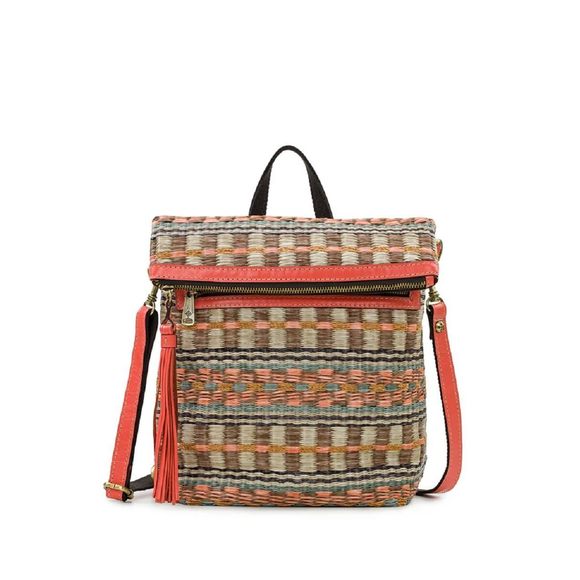 Luzille Leather Backpack - Convertible Backpack Tote, Leather :[ main image 4